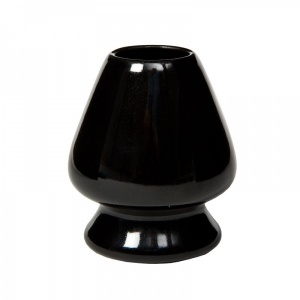Porcelain Matcha Whisk Holder - Black