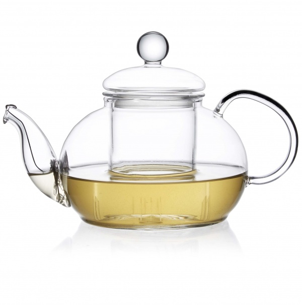 Artcome 28 Ounce Glass Tea Pot with removable Stainless Steel Infuser Stylish Borosilicate Glass Teapot 