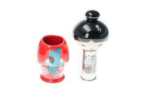 TEAFAN Ornamental Geisha Tea Strainer - Red