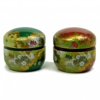 Tea Tins set of two - Japanese Design 100g