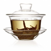 Zenshi Glass Gaiwan Bowl and Lid 200ml