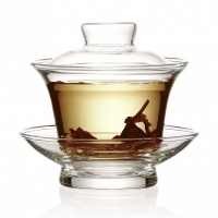 Zenshi Glass Gaiwan Bowl and Lid 100ml